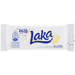 CHOC. LACTA BRANCO C/ 20 GR