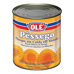 DOCE CALDA PESSEGO METADE  OLE C/ 450 GR