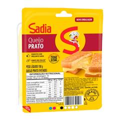 QUEIJO PRATO FAT. SADIA C/ 150 GR