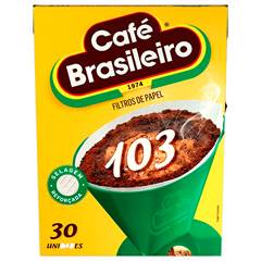 COADOR-FILTRO PAPEL BRASILEIRO 103 C/30U