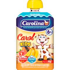BEB. IOG POUCH CAROLINA S/FRUTA C/90GR