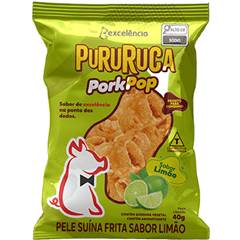 SALG. PURURUCA PORK POP LIMÃO C/ 40 GR