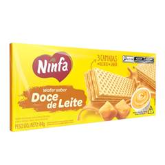 BISC. NINFA WAFER  DOCE/LEITE C/ 84 GR